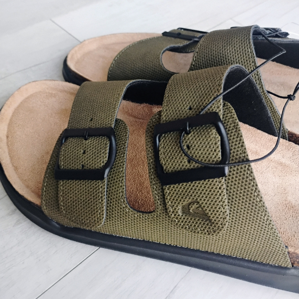 QUIKSILVER NEW Embark Double Strap Deck Sandals Slip-on - Picture 5 of 15